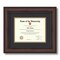 ArtToFrames 7x9 inch Diploma Frame - Framed with Black and Gold Mats, Comes with Regular Glass and Sawtooth Hanger for Wall Hanging (D-7x9)